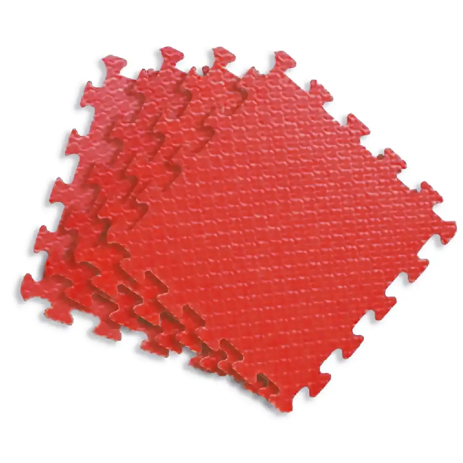 Maxi Tappeti Puzzle per Bambini Eva 120x120 cm - Set 4 Pezzi Rosso - Tappeti per il gioco