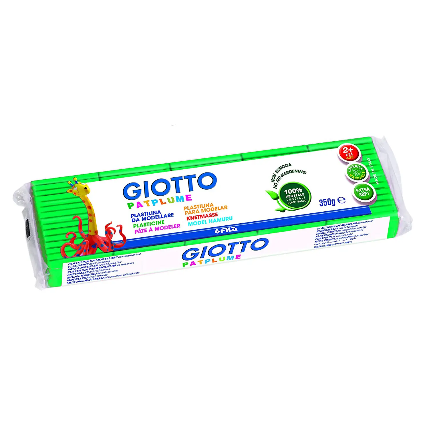 Plastilina Patplume Giotto – 350g Verde Scuro - Paste per modellare