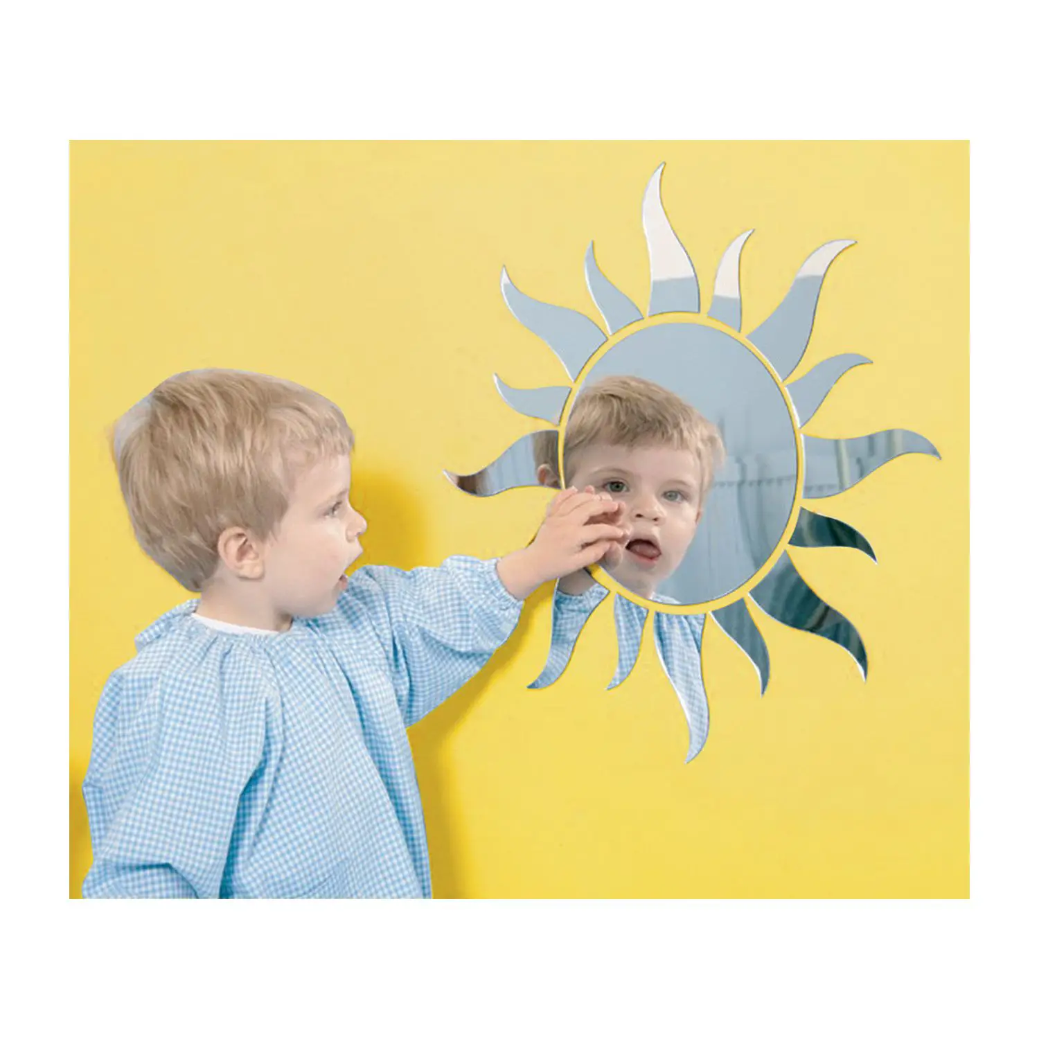Specchio Sole Acrilico 26 cm – Sicuro e Allegro per Bambini - Specchi