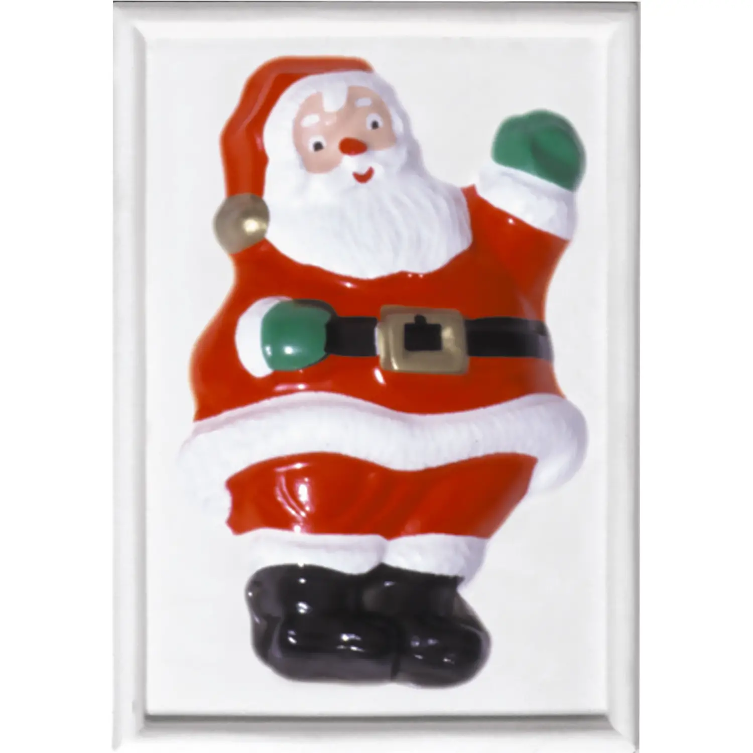 Stampo per Colata – Babbo Natale 13x19 cm per Ceramica, Cera e Sapone - Paste per modellare