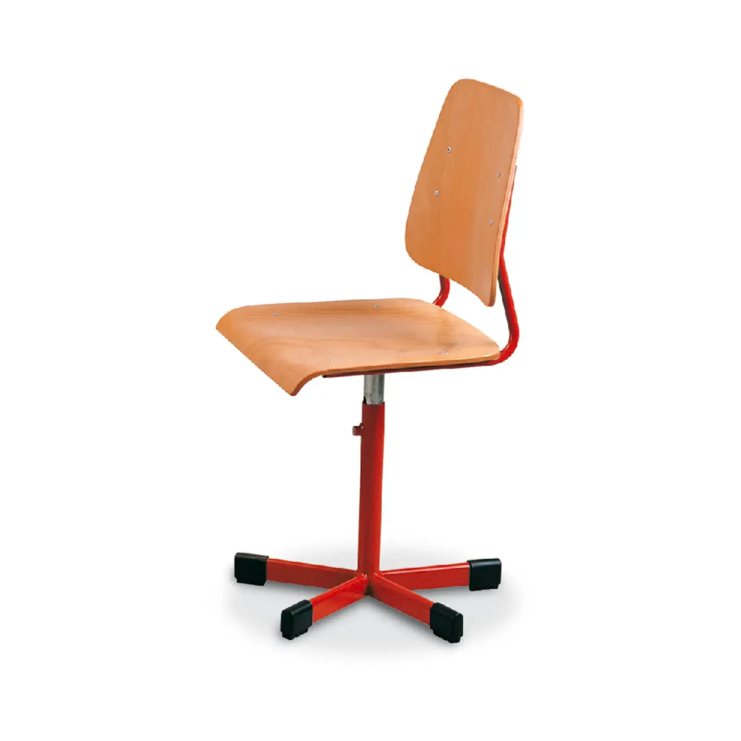 SGABELLO REGOLABILE ROSSO - Arredo scuola dell'obbligo