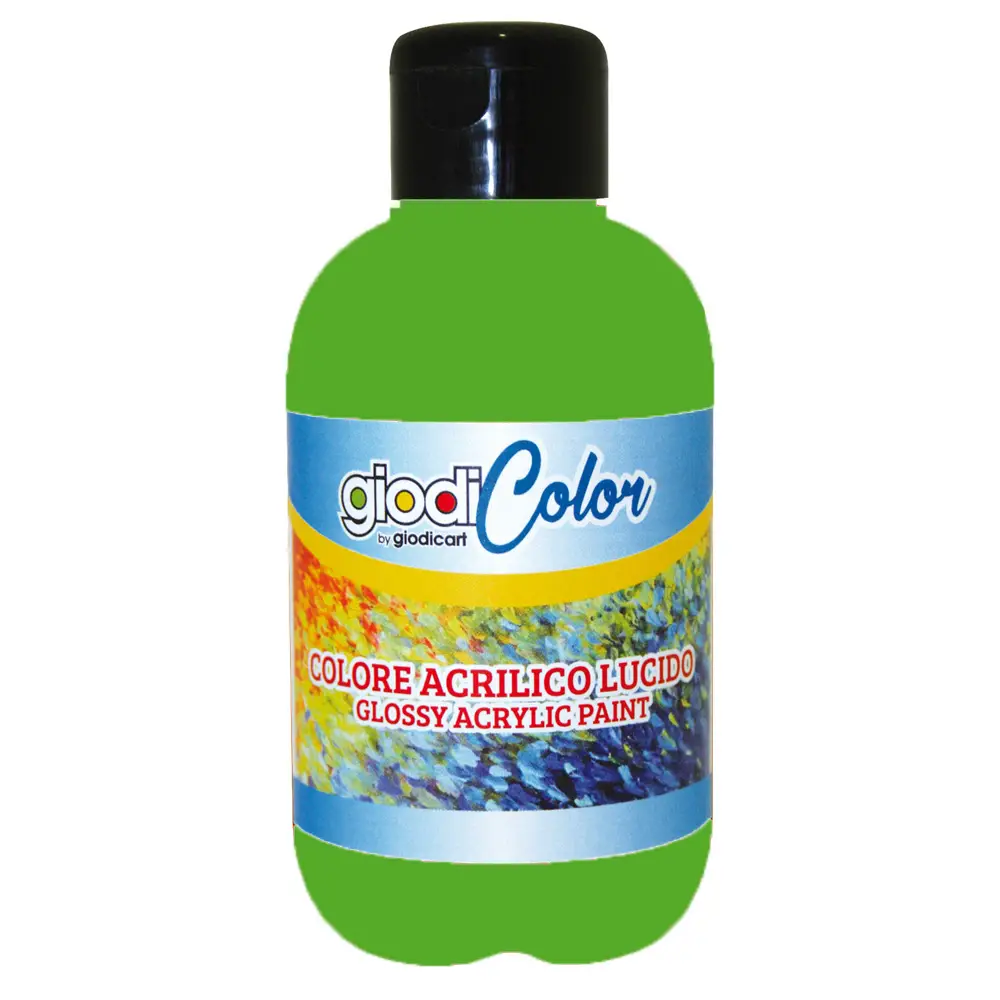 Tempera Acrilica Giodicolor 250 ml - Verde Chiaro - Tempere
