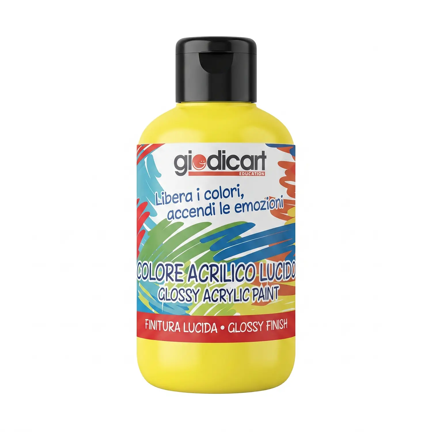 Tempera Acrilica Giodicolor - 500 ml - Giallo - Tempere
