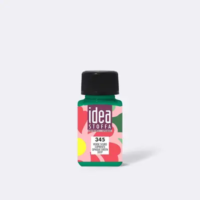 Colori per Stoffa Maimeri Idea Verde Scuro Coprente – Flacone 60 ml - Colori per tessuto