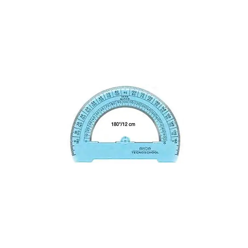 Goniometro Tecnoschool 180° – 12 cm - Disegno tecnico