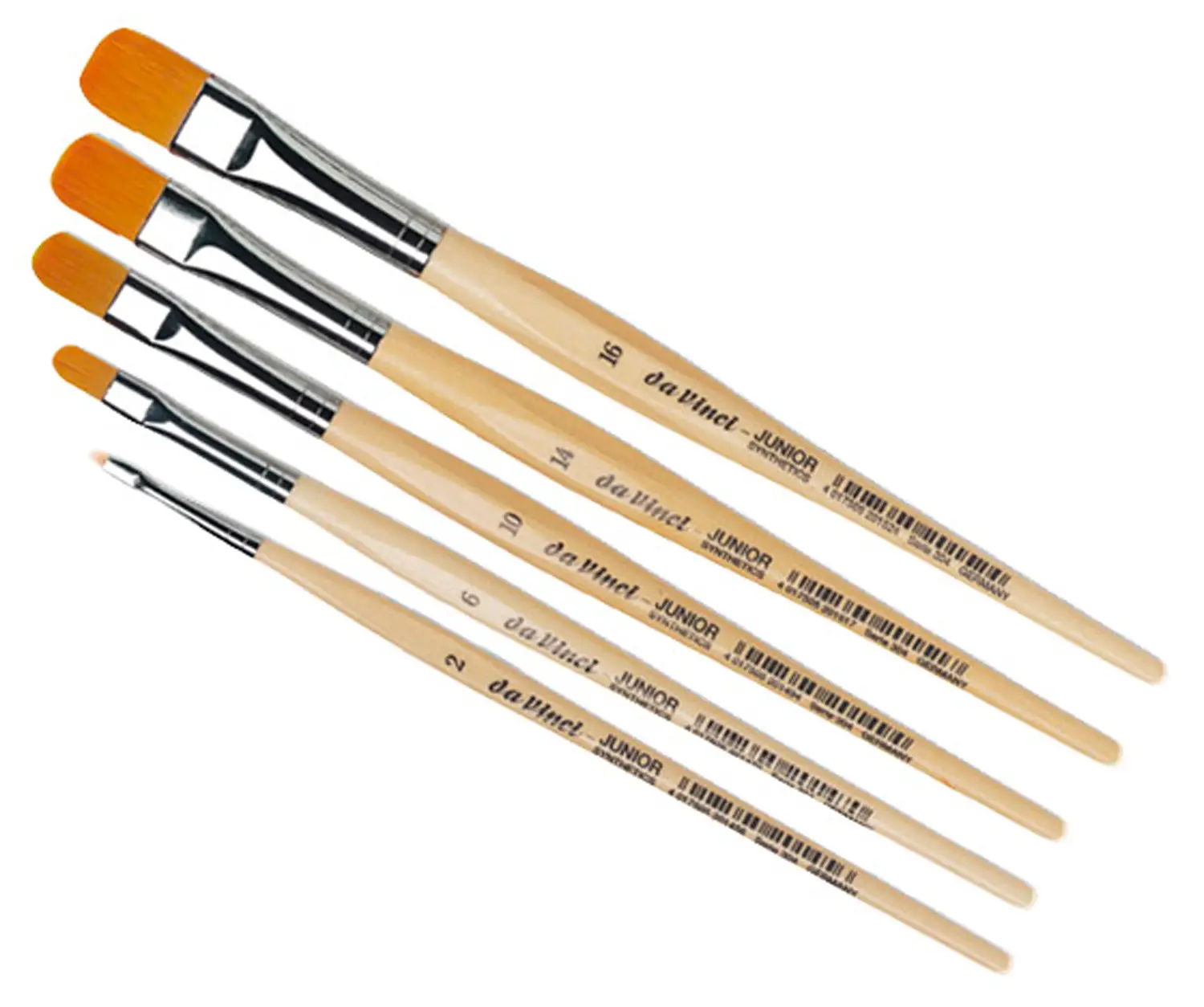 Pennelli Punta Piatta da Vinci – Set 5 pezzi - Pennelli e accessori