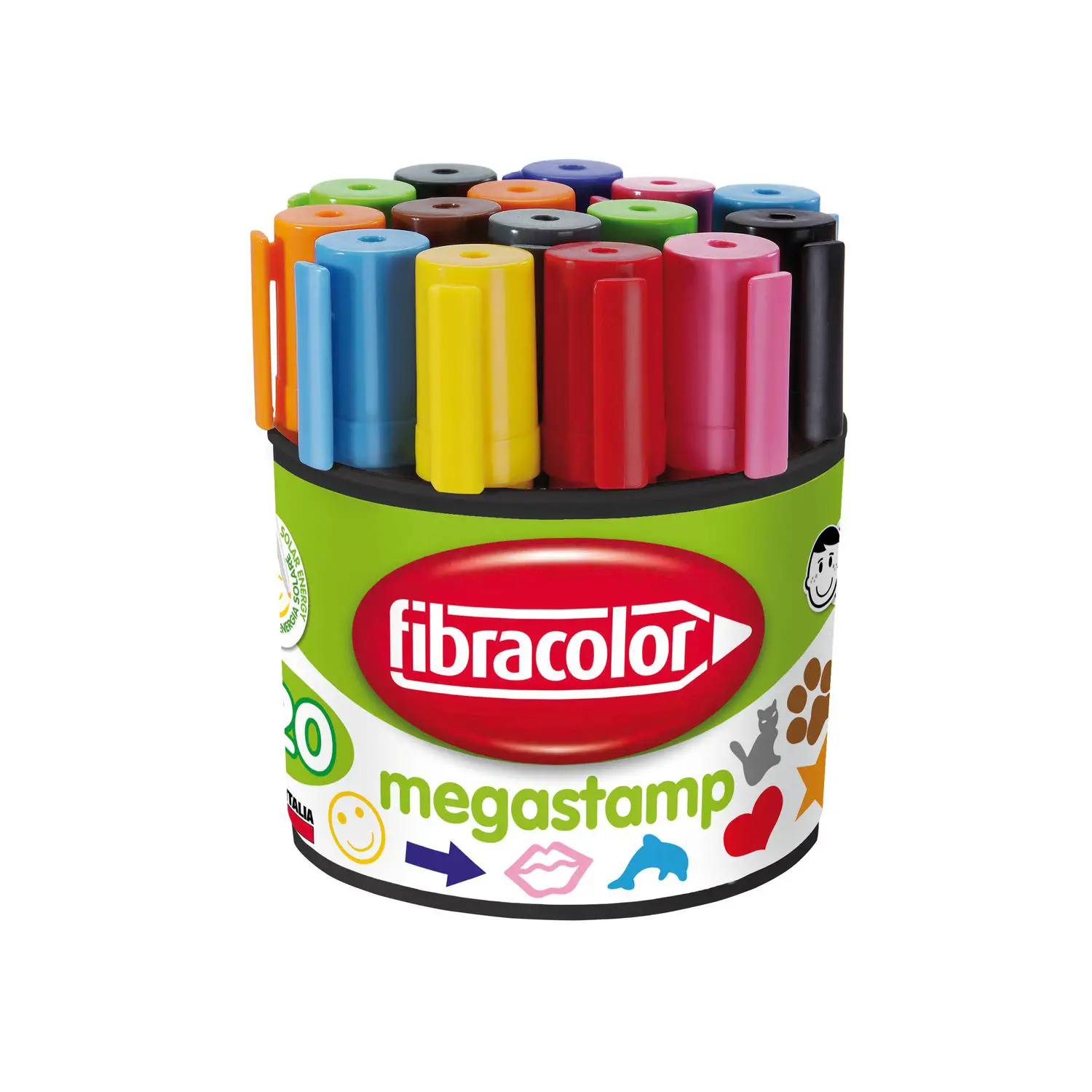 Pennarelli Megastamp a Stampino Maxi – 20 Colori e Soggetti - Pennarelli