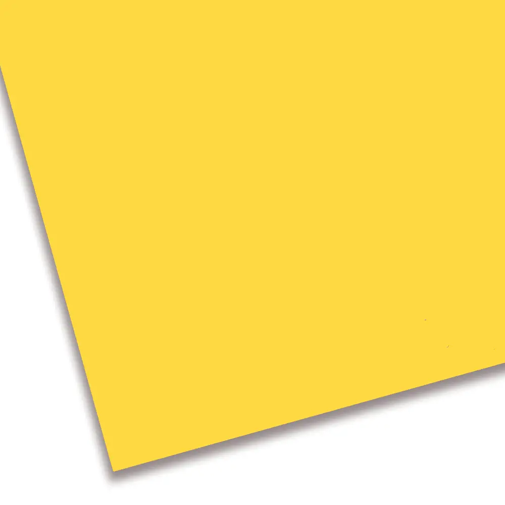 Cartoncino Colorato Premium Liscio cm. 50x70 Giallo Caldo - Carta e cartoncino