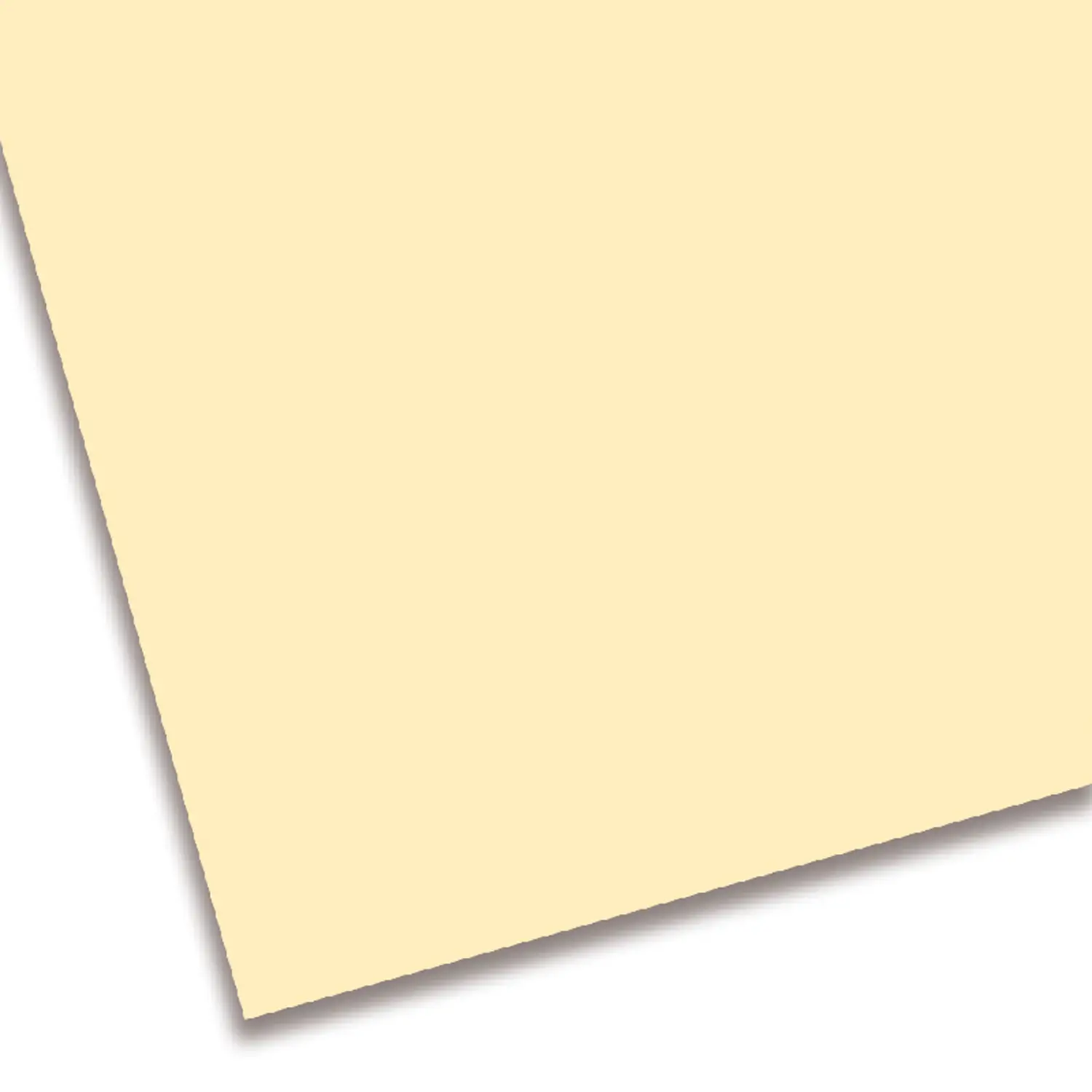 Cartoncino Colorato Premium Liscio 50x70 cm Panna – 200 g/m² FSC - Carta e cartoncino