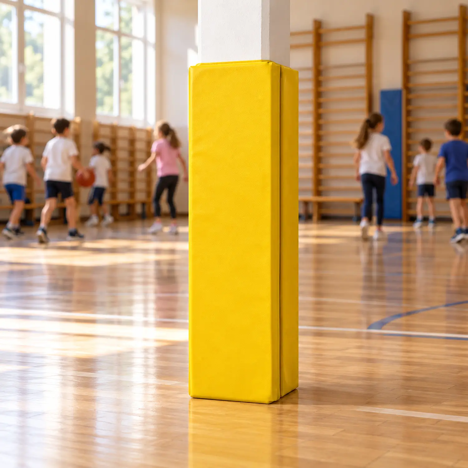 Copricolonna Giodisoft Giallo - Protezione per Colonne Conforme CAM - Attrezzature sportive