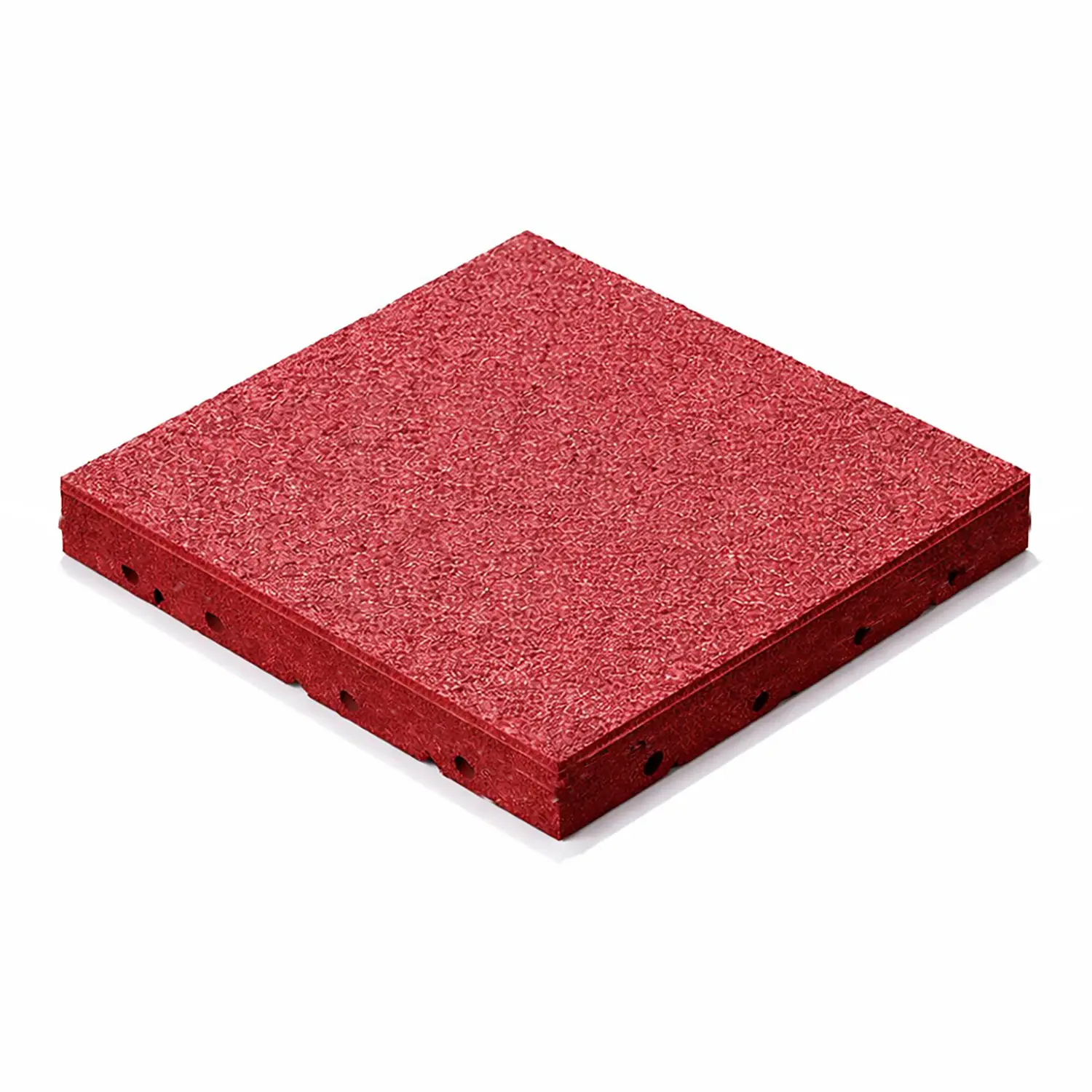 Pavimento Antitrauma Rosso 60mm. 50x50 cm. - Playgrounds e giostre
