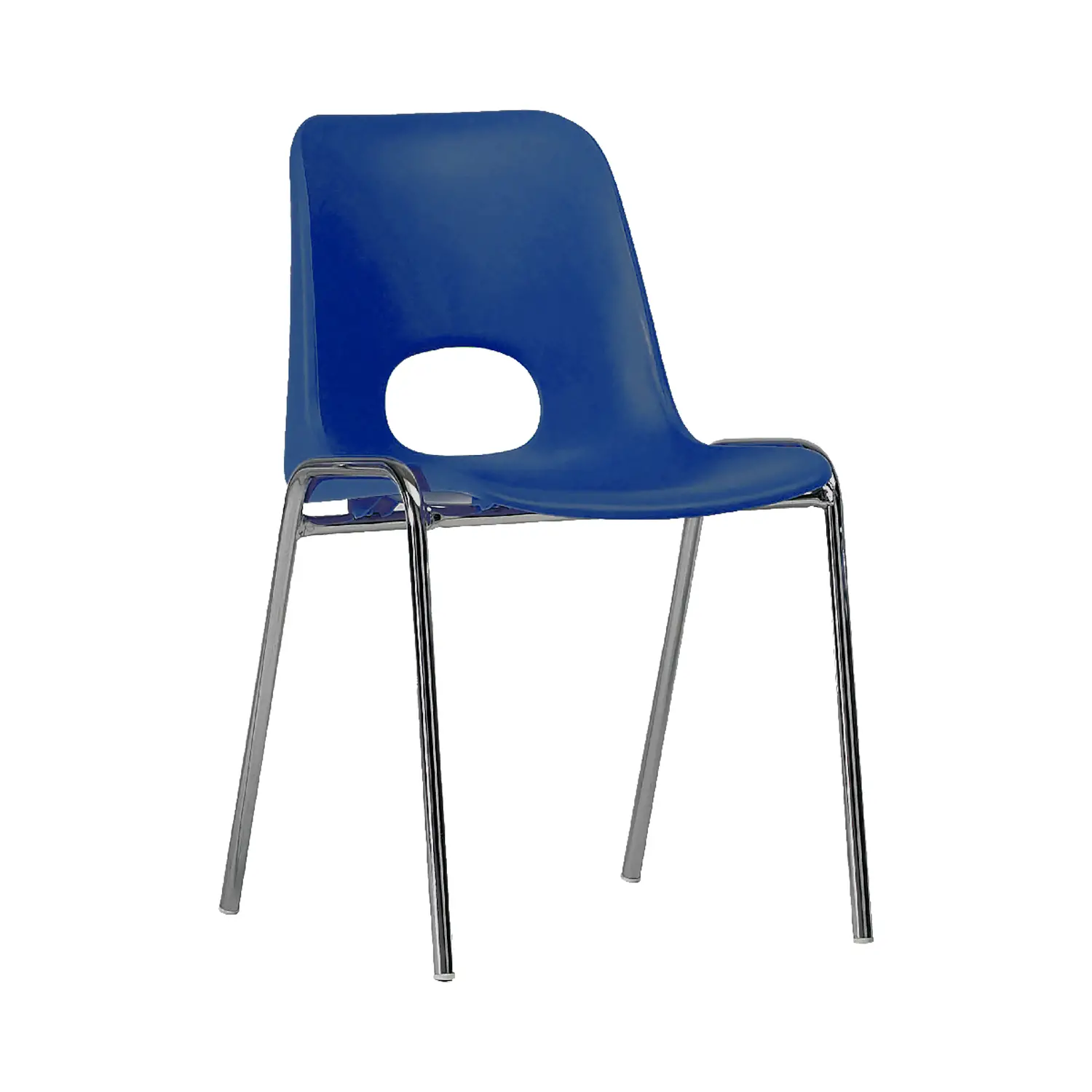 Sedia Kastilene Impilabile H 38 Cm - Blu, Per Ambienti Scolastici - Sedie in plastica