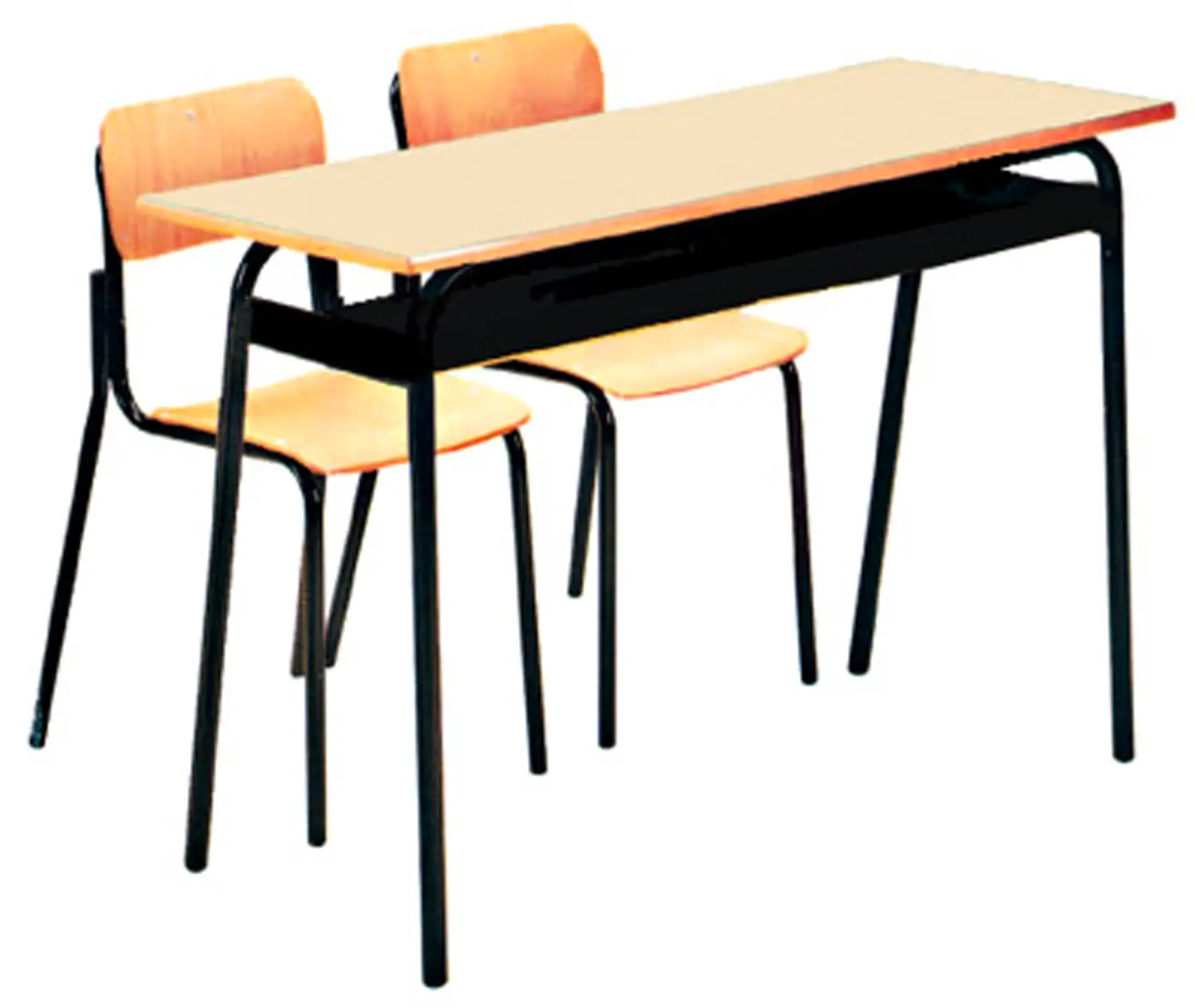 Banco Biposto 900 - Sottopiano In Lamiera H 71 Cm Per Ambienti Scolastici - Conforme CAM - Arredo scuola dell'obbligo