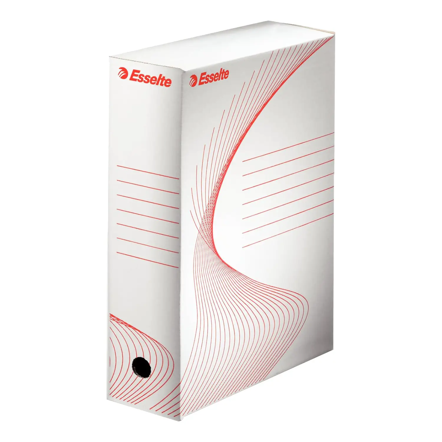 Scatola Archivio Boxy100 Dorso 10 cm – Confezione da 10 Pezzi in Cartone Riciclato - Archiviazione