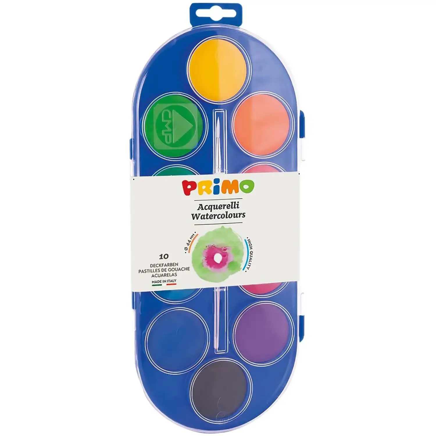Acquerelli Jumbo Primo – Set 10 Colori per Pittura Creativa - Inchiostri e acquerelli