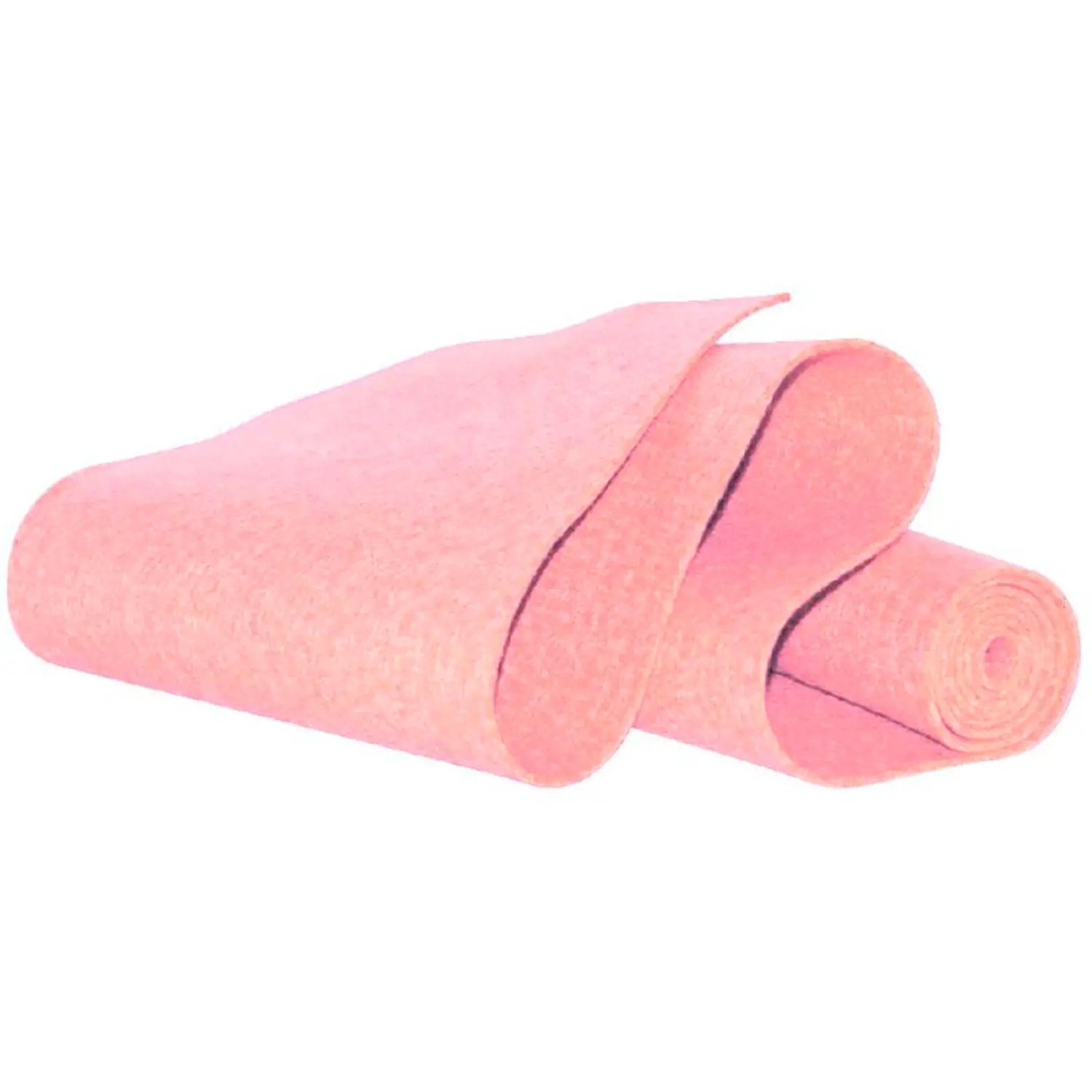 Panno Lenci in Rotolo 45 cm x 5 m - Rosa - Tessuti e stoffe