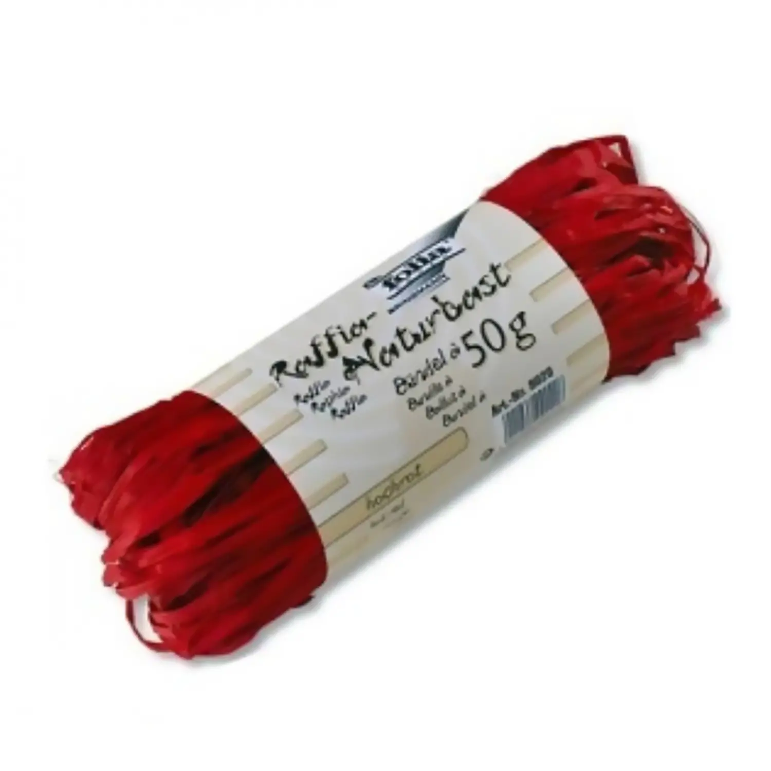 Raffia Vegetale Rosso – Matassina 50 gr - Rafia, nastri e cordoncini