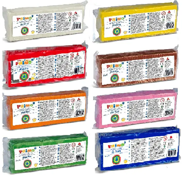 Plastilina Primo Schoolpack – 24 Panetti da 550 g (13,2 kg Totali) - Paste per modellare