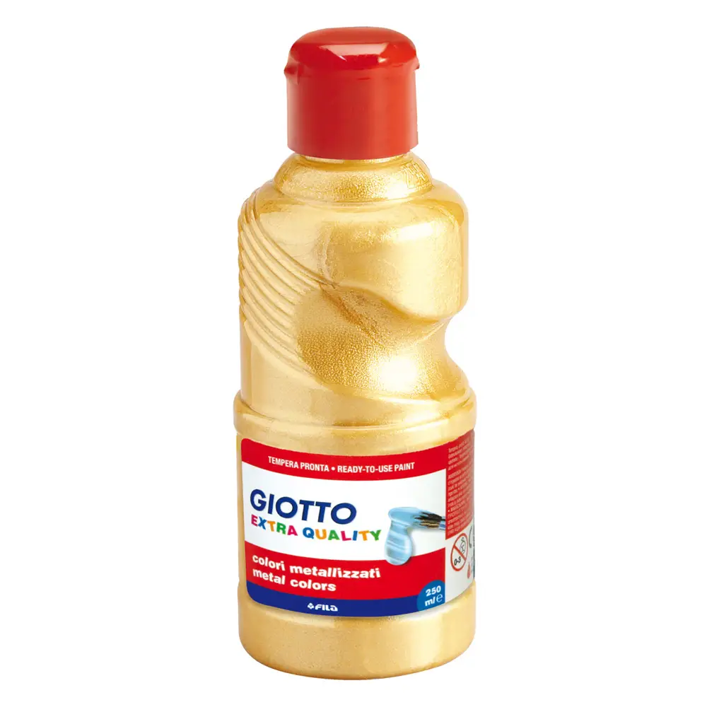 Tempera Pronta Extra Quality Giotto – 250 ml - Oro - Tempere