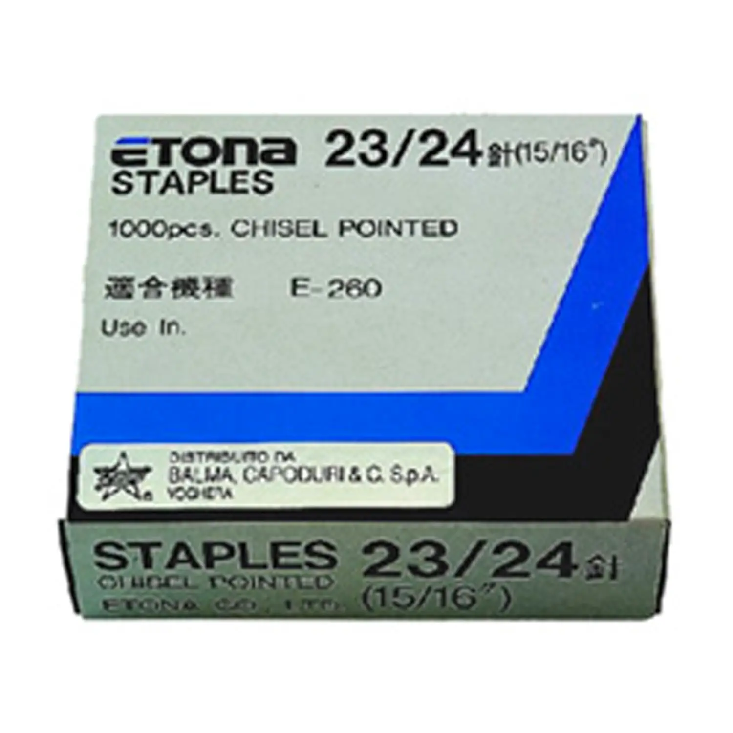 Punti per Cucitrice 23/20 – Altezza 20 mm - 1000 Pezzi - cucitrici