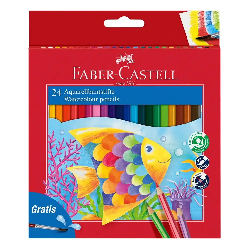 Pastelli Acquerellabili Faber-Castell – Set 24 Colori - Pastelli