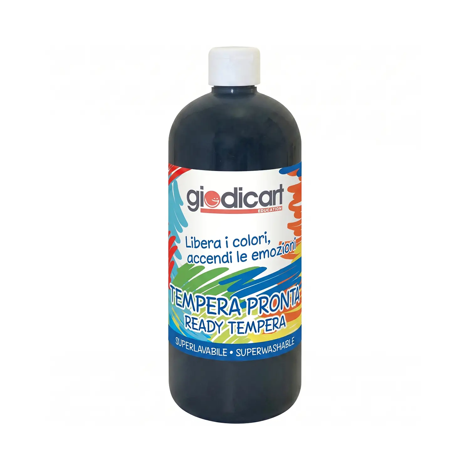 Tempera Pronta Giodicolor 1000 ml Nero - Tempere