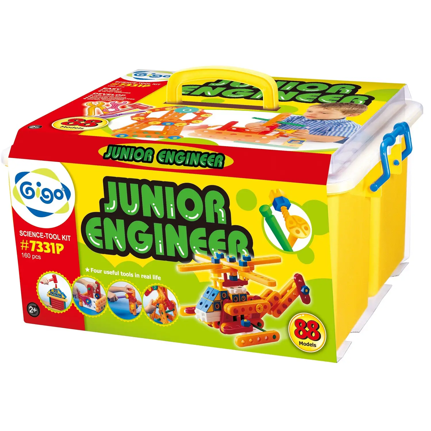Costruzioni Ingegnere Junior 160 Elementi - Costruzioni in plastica