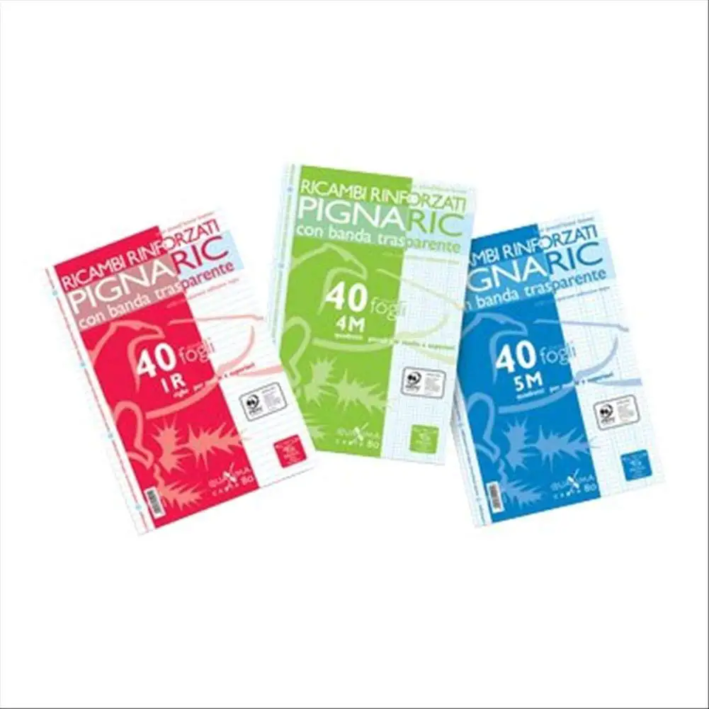 Ricambi A5 Dorso Rinforzato - Quadretto 5mm - Cancelleria varia