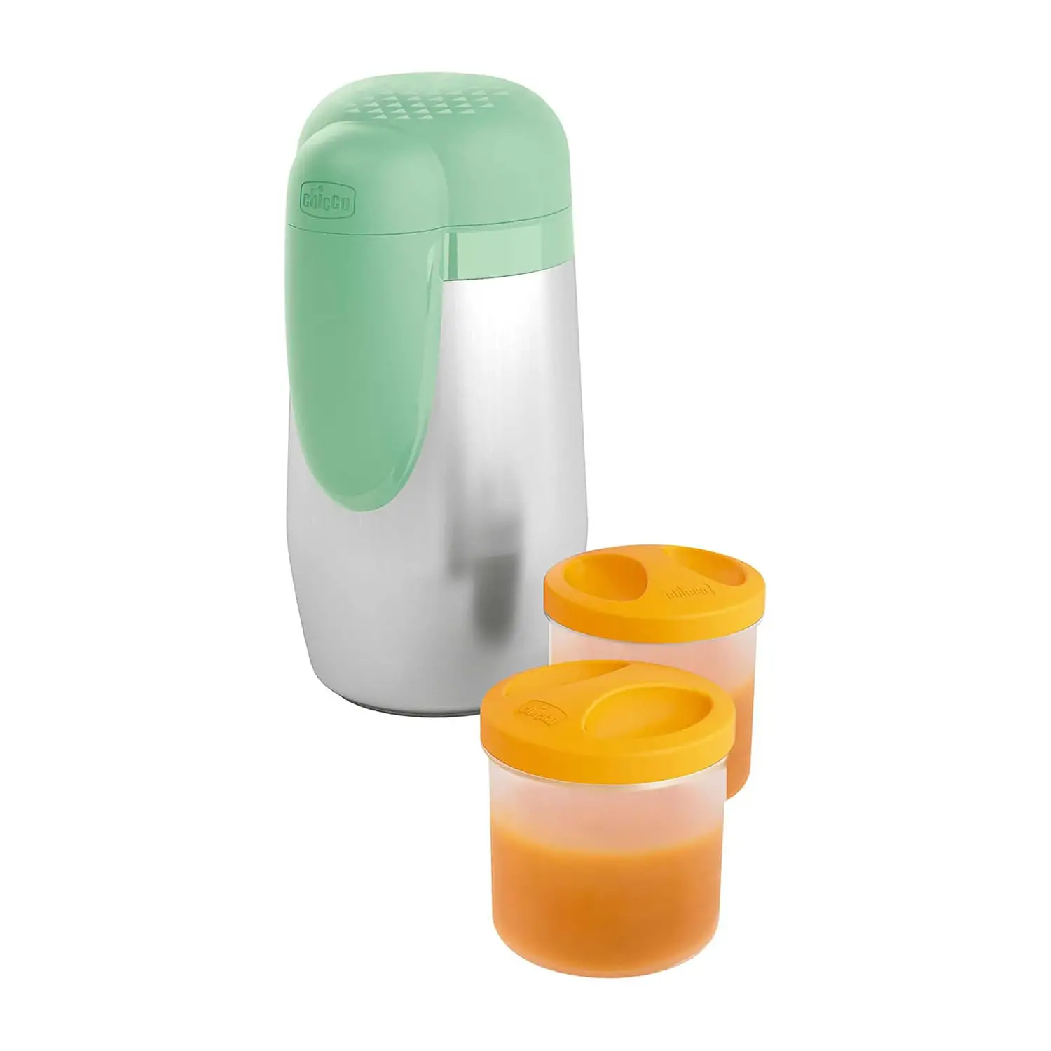 Portapappa Termico in Acciaio Inox Step Up - Chicco Leggera - Sicurezza e igiene