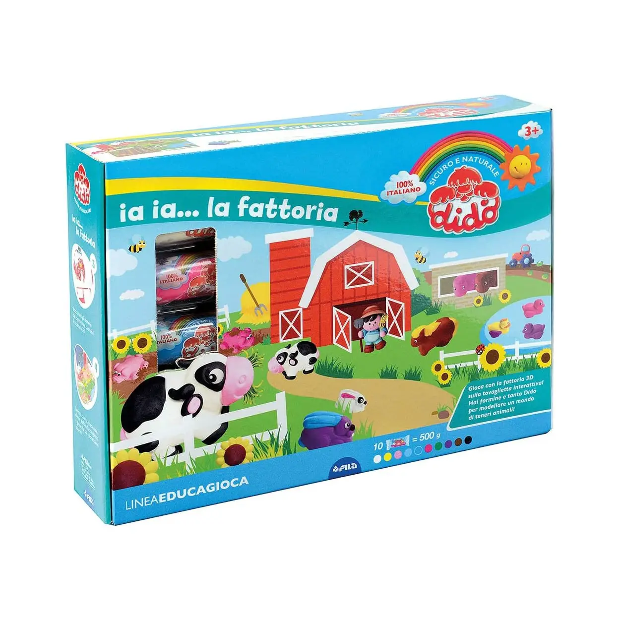 Didò New Farm – Set Creativo Fattoria con Pasta Modellabile - Paste per modellare