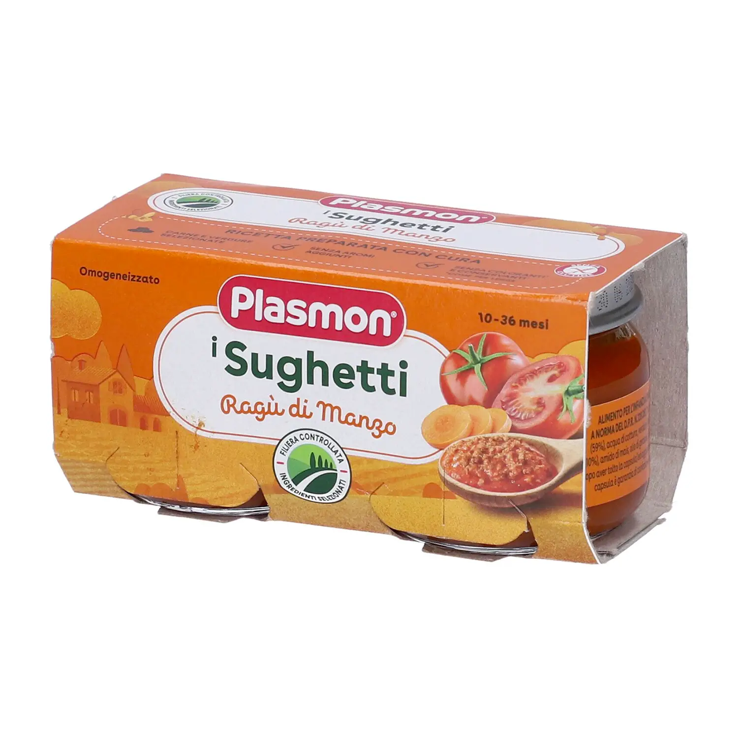 Plasmon Sughetto Ragù di Manzo 2 x 80 g – Condimento per Pastina - brodi, passati,sughi e condime