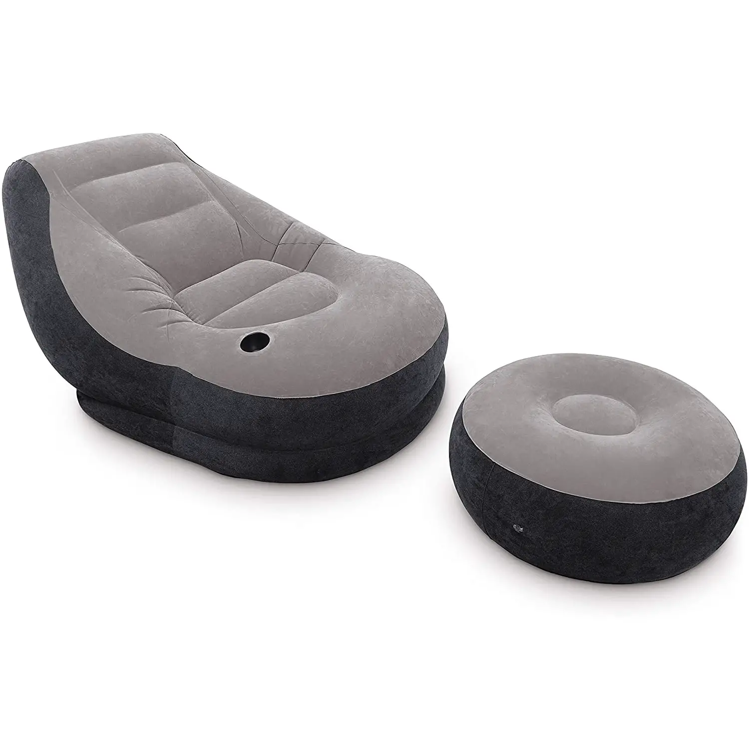Poltrona Lounge Cm 99x130x76 con Poggia Piedi Cm 64x28 - materassi gonfiabili
