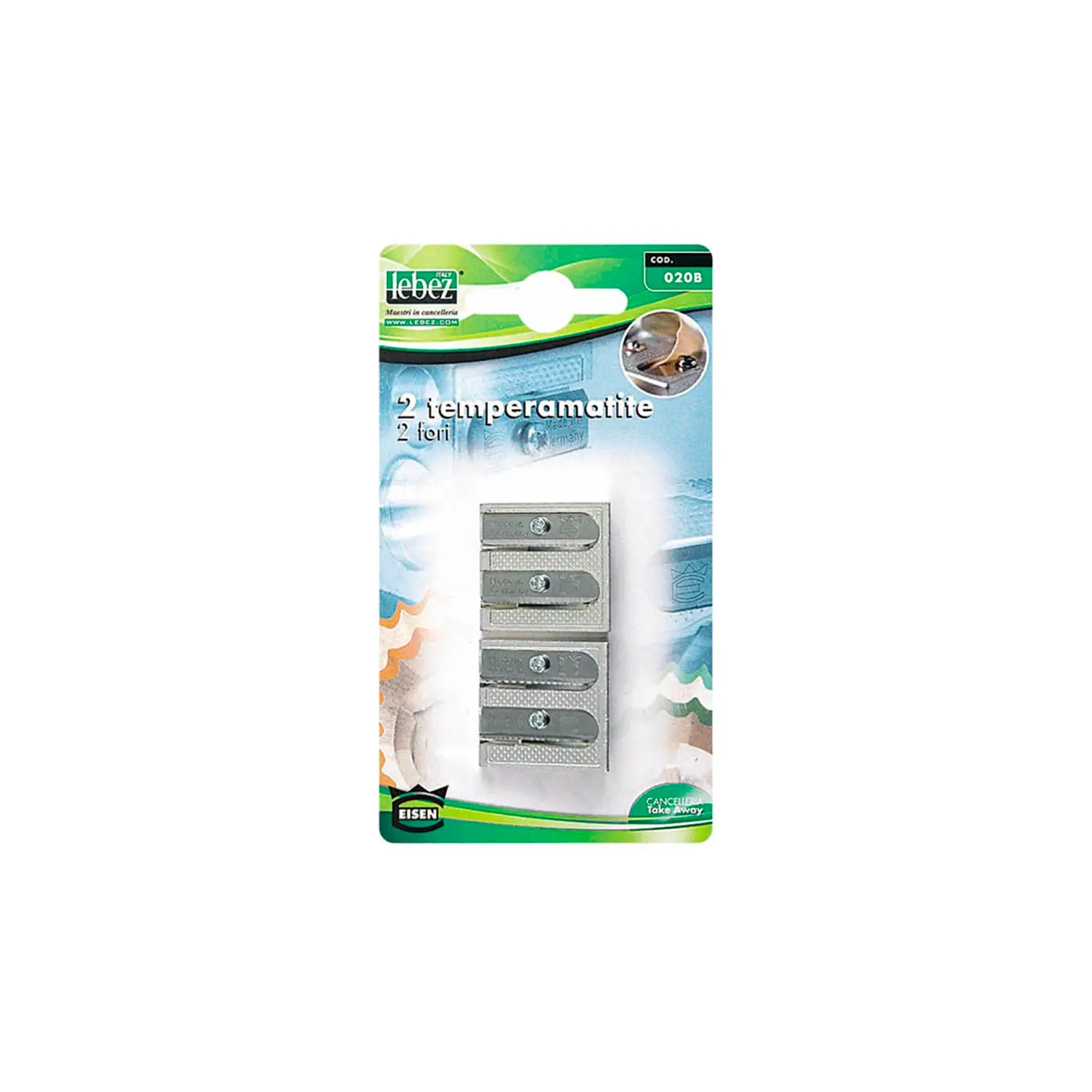 Temperamatite 2 Fori – Confezione da 2 Pezzi - Matite Temperini Gomme