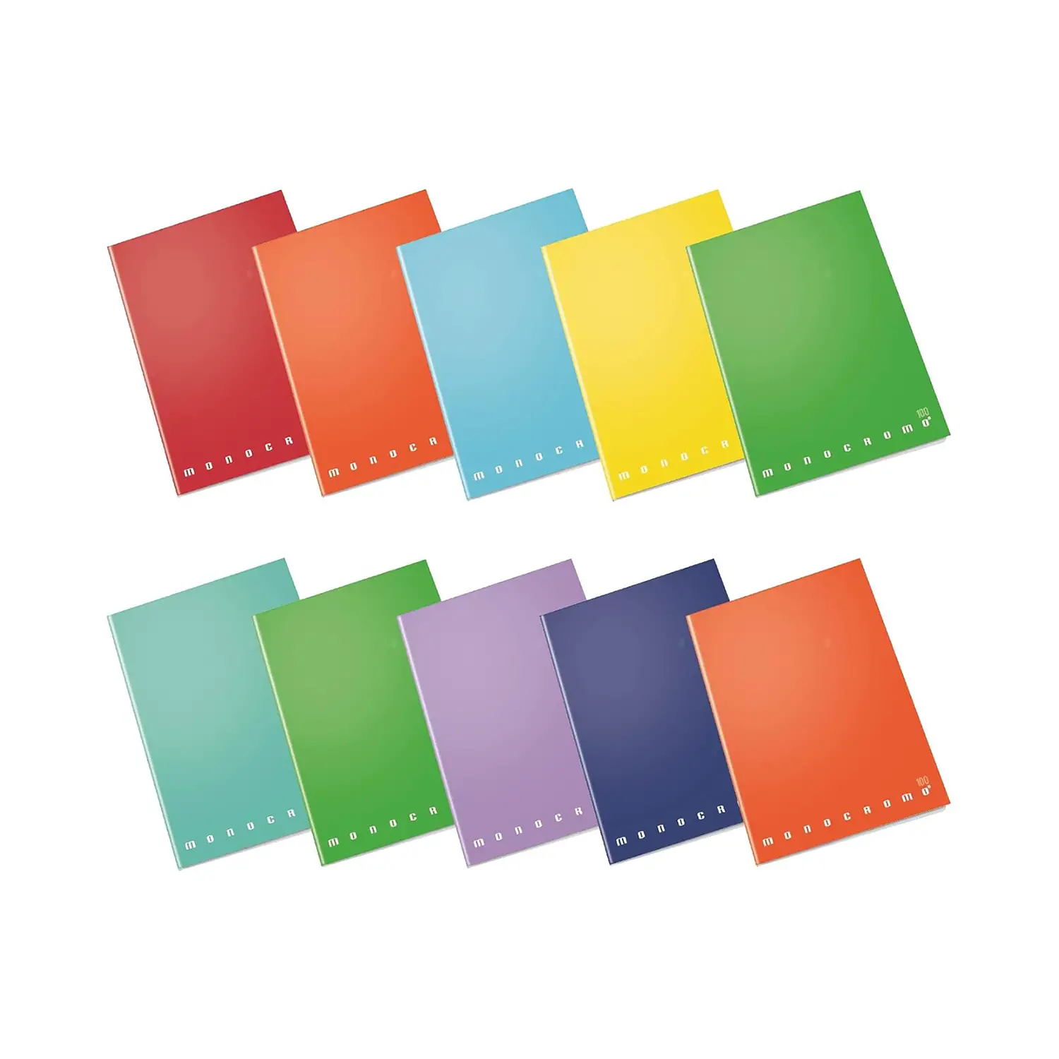 Quaderno Maxi Monocromo 38 Fogli, Rigatura 1 Rigo Senza Margine - Cancelleria varia
