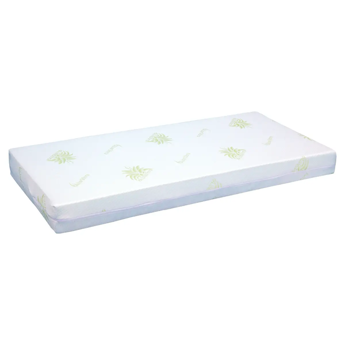 Materasso per Lettino cm 125x60x9 h Sfoderabile con Aloe Vera - Zona Nanna