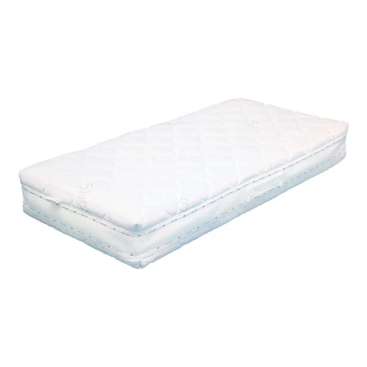 Materasso per Lettino cm 125x60x16 h Baby Silver - Zona Nanna