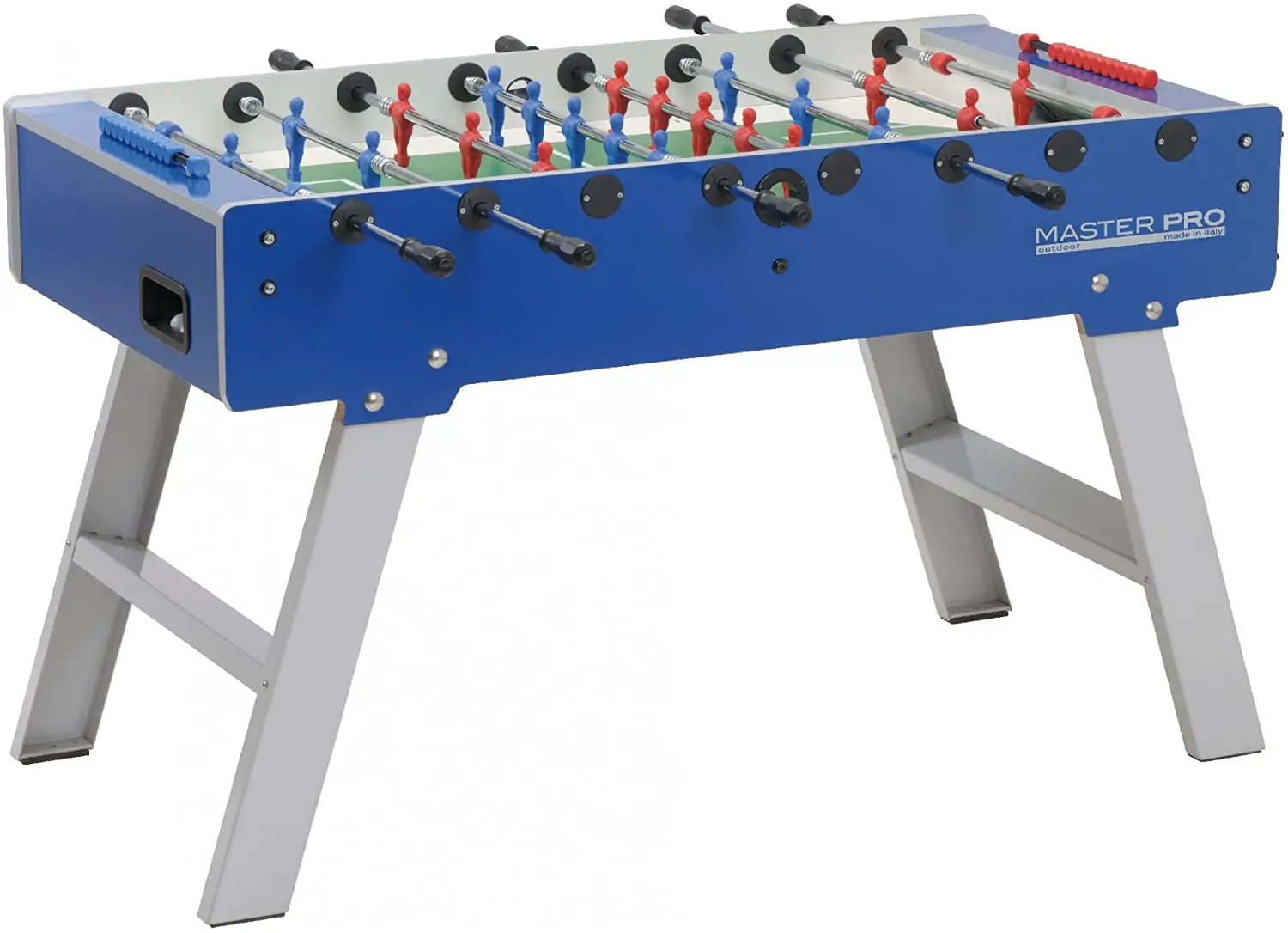 Calciobalilla Esterno Master Pro Weatherproof - Aste Rientranti e Gambe Pieghevoli - tavoli gioco