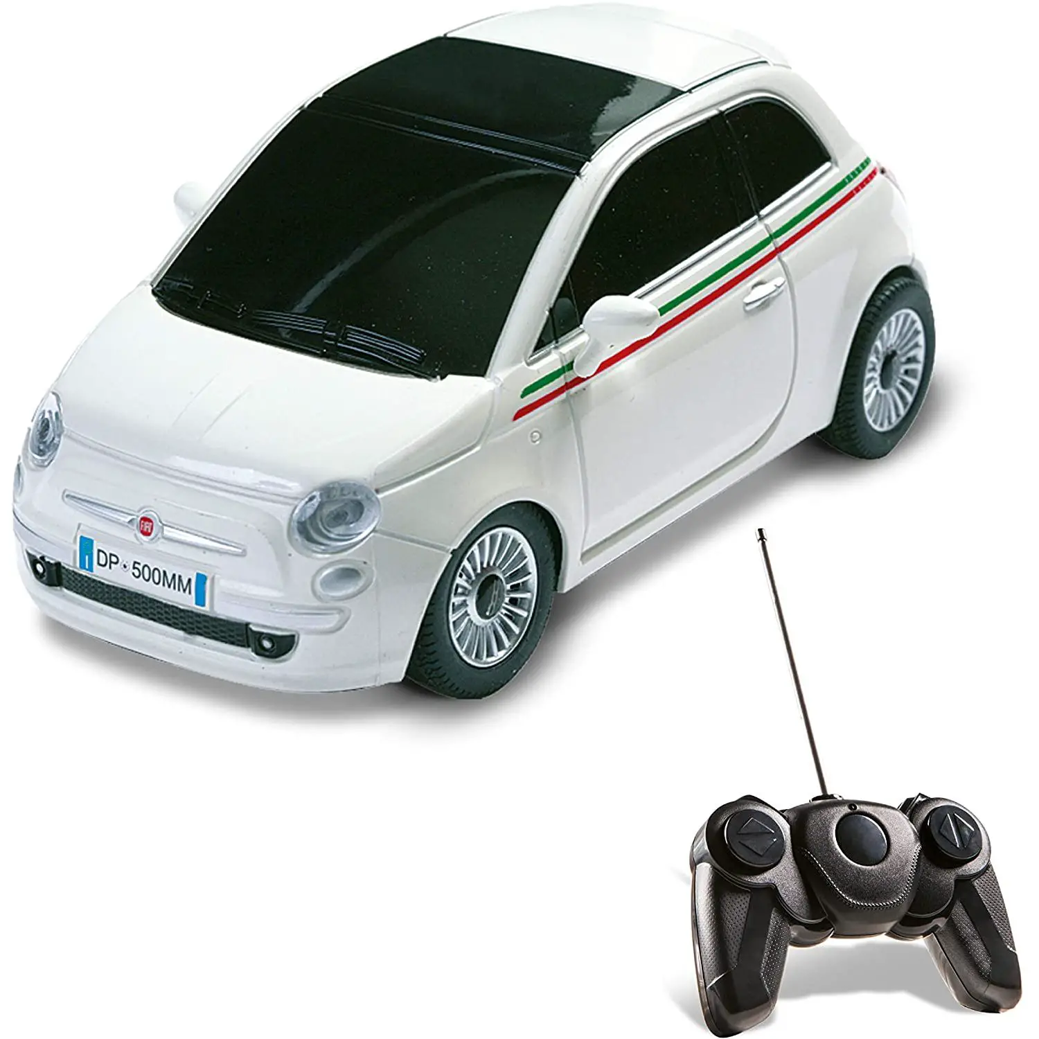 Auto 1:24 Fiat Nuova 500 con Radiocomando - radiocomandi