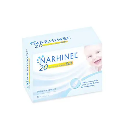 Narhinel Ricambi Soft per Aspiratore Nasale, 20 Pezzi - igiene