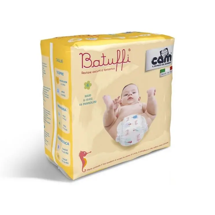 PANNOLINI BATUFFI 4^ 8-18 KG - pannolini e salviettine