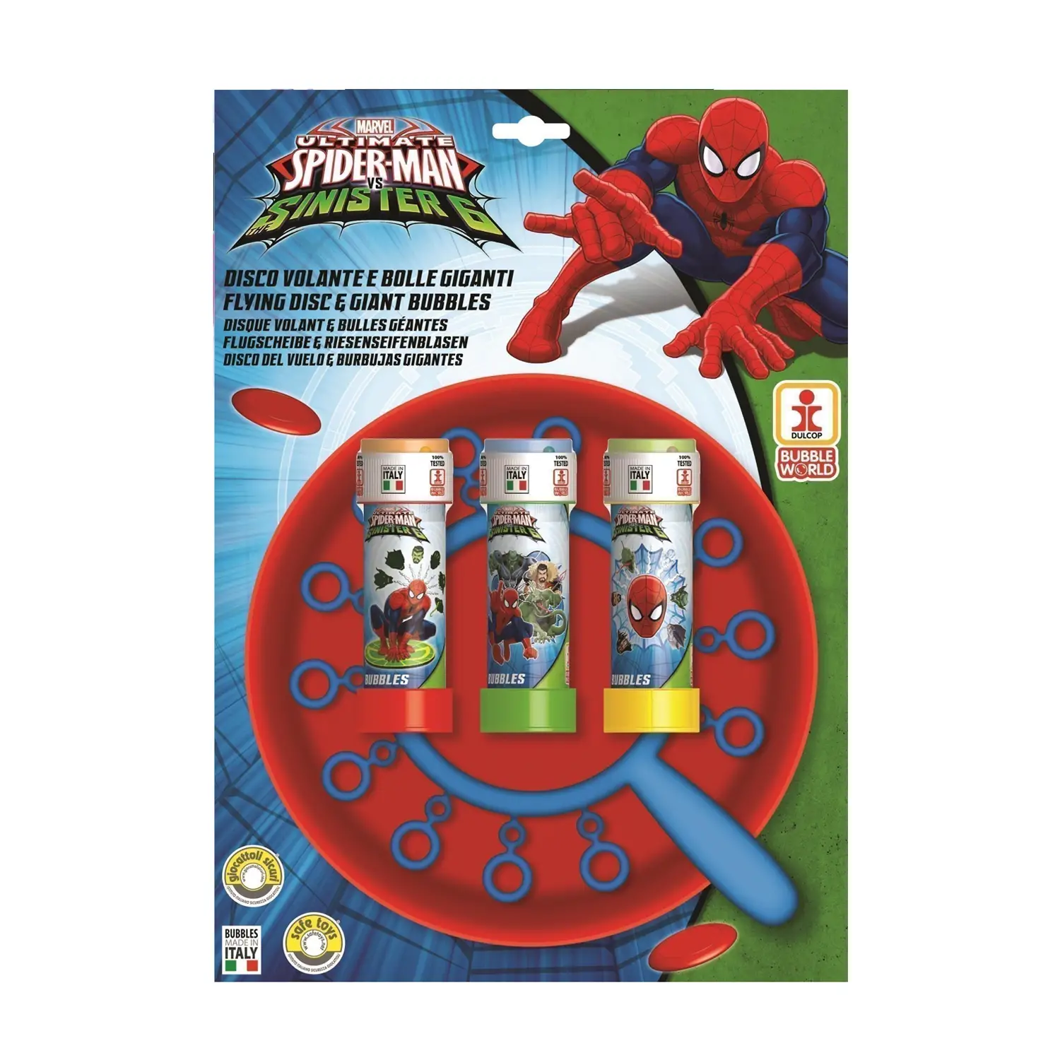 DISCOVOLANTE E BOLLE GIGANTI GIOCABOLLE SPIDERMAN - Giochi acqua e sabbia