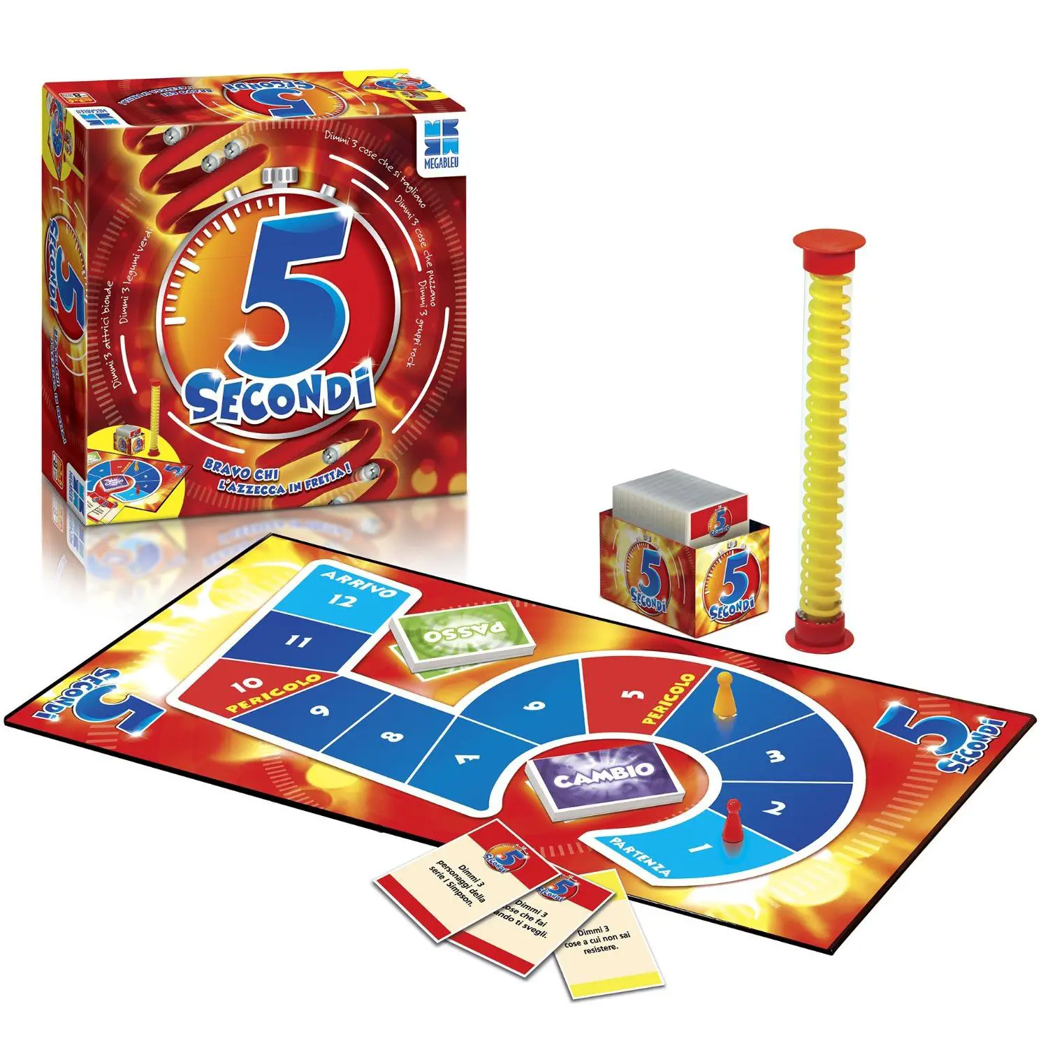 5 Secondi – Gioco di Società Adrenalina e Risposte Veloci - Giochi di società
