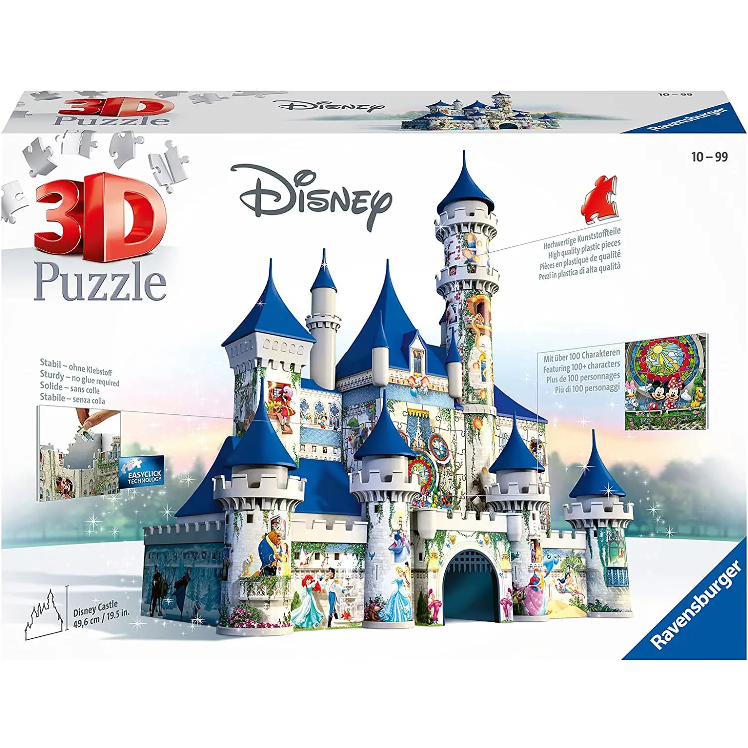 Puzzle 3D 216 Pezzi Disney Fantasy Castle - puzzle adulti