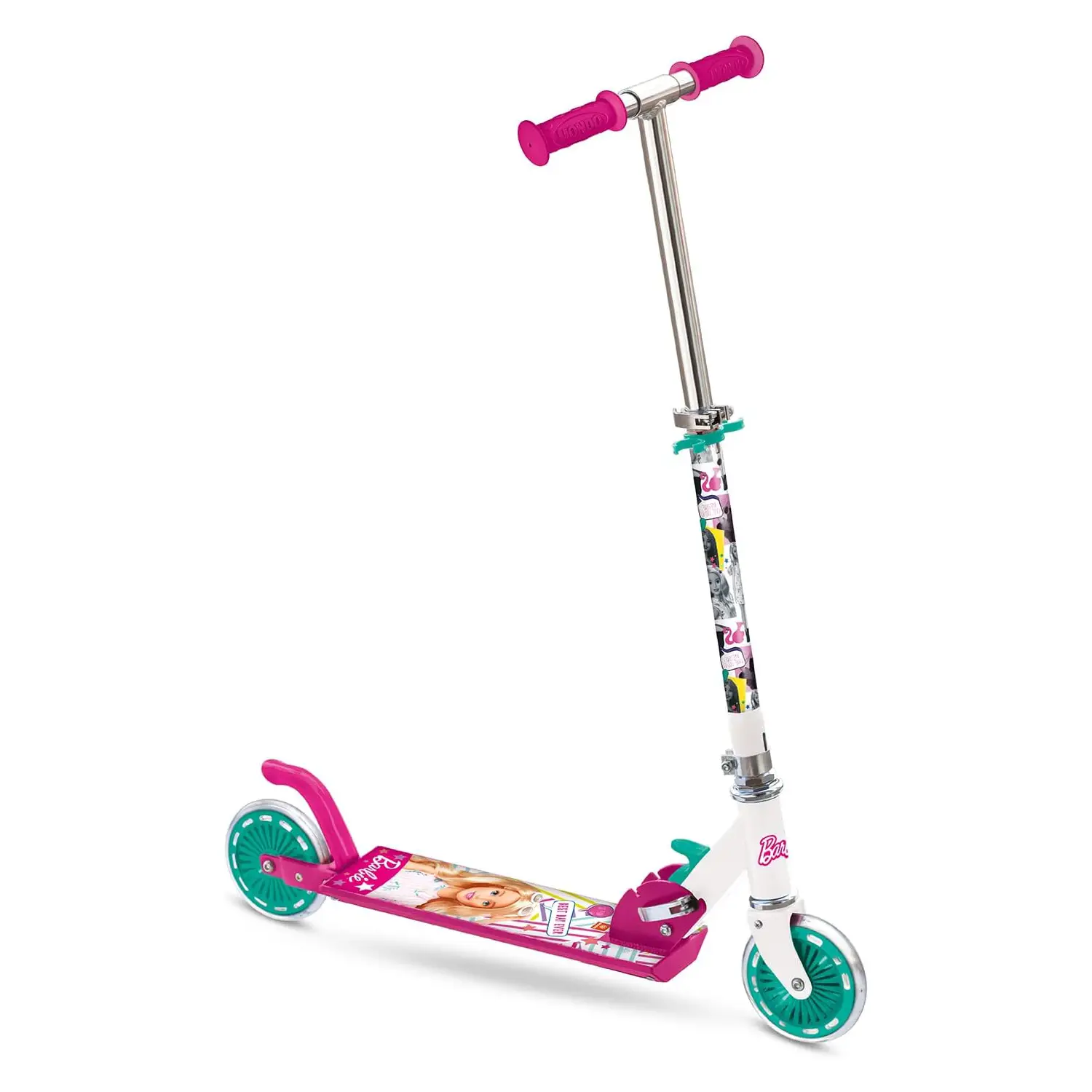 Mondo Toys Scooter Monopattino Alluminio Regolabile Barbie Fashion - monopattini