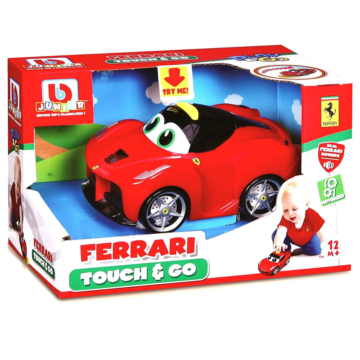 FERRARI TOUCH N GO BBURAGO JUNIOR - Veicoli, garage e piste