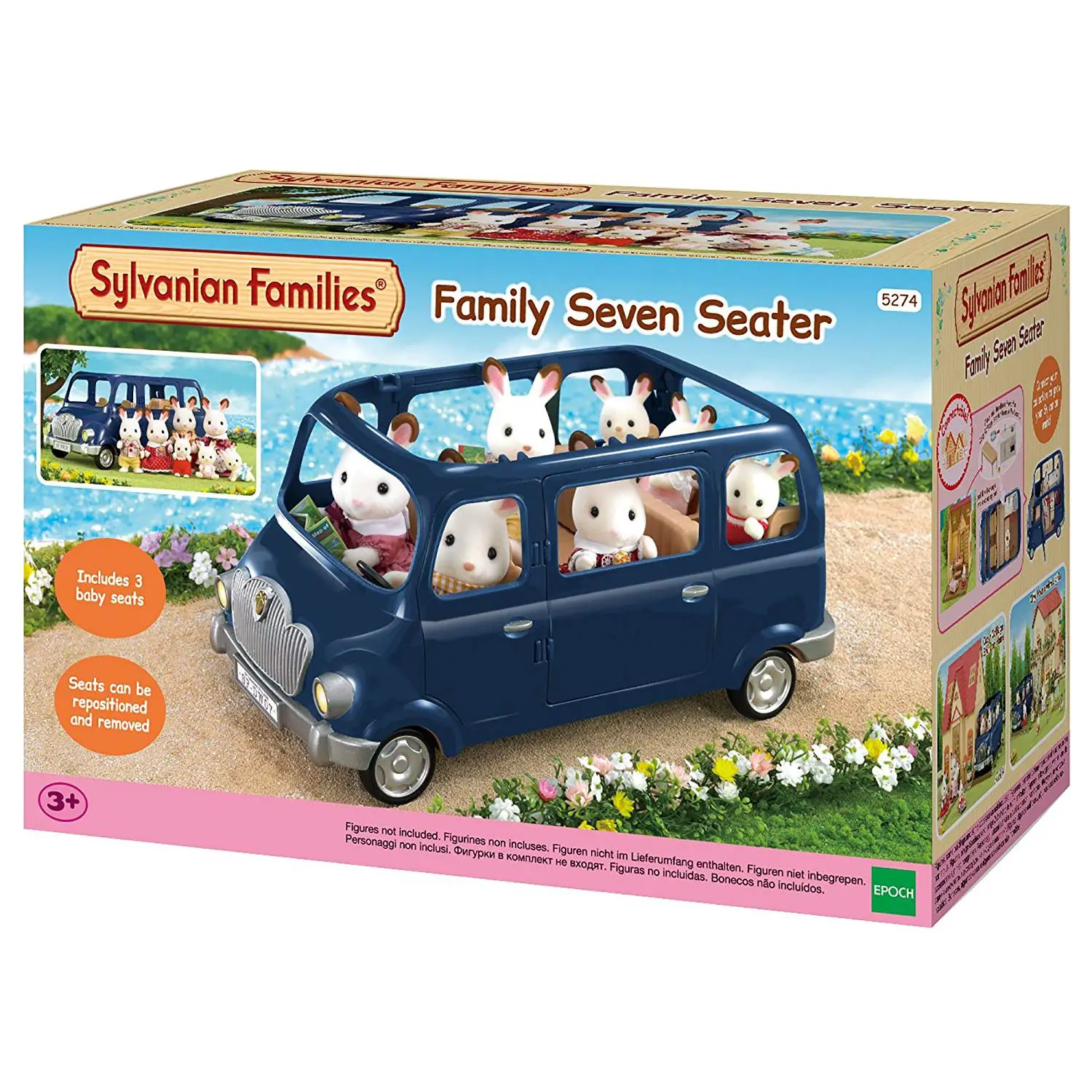 Auto 7 Posti Bluebell – Sylvanian Families (Senza Personaggio) - play set e accessori bambole