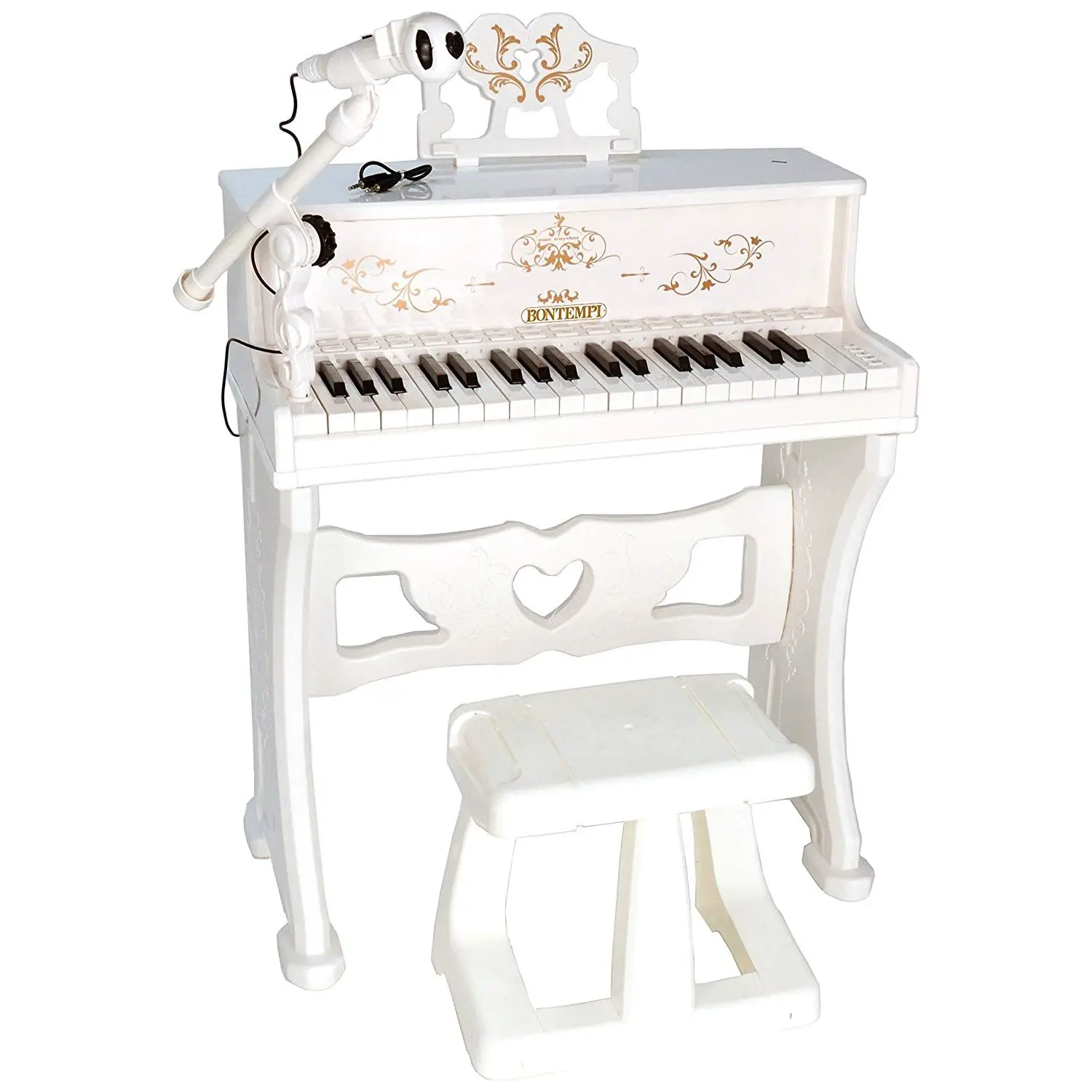 Pianoforte con Microfono ed Effetti Luminosi - musicali