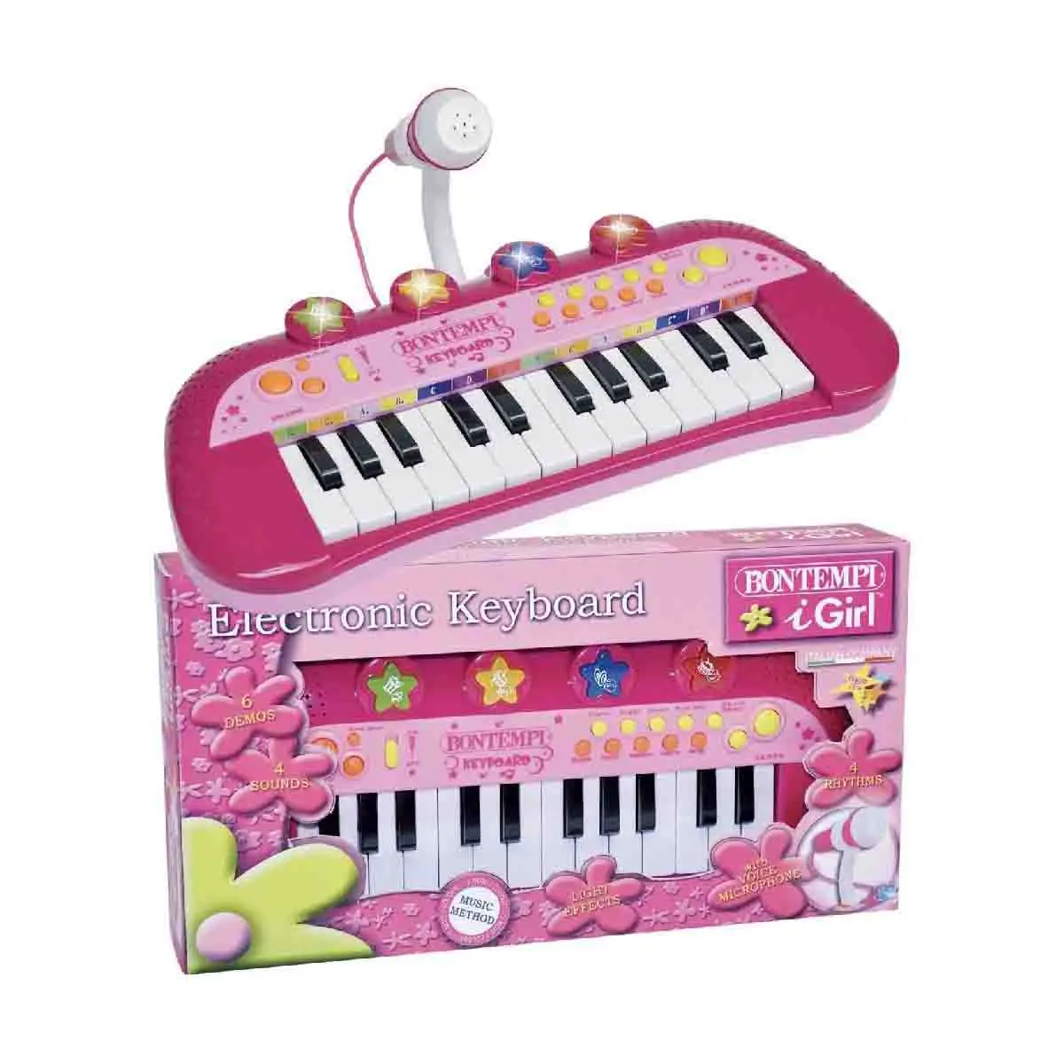 Tastiera Elettronica Musicale 24 Tasti con Microfono Igirl - musicali