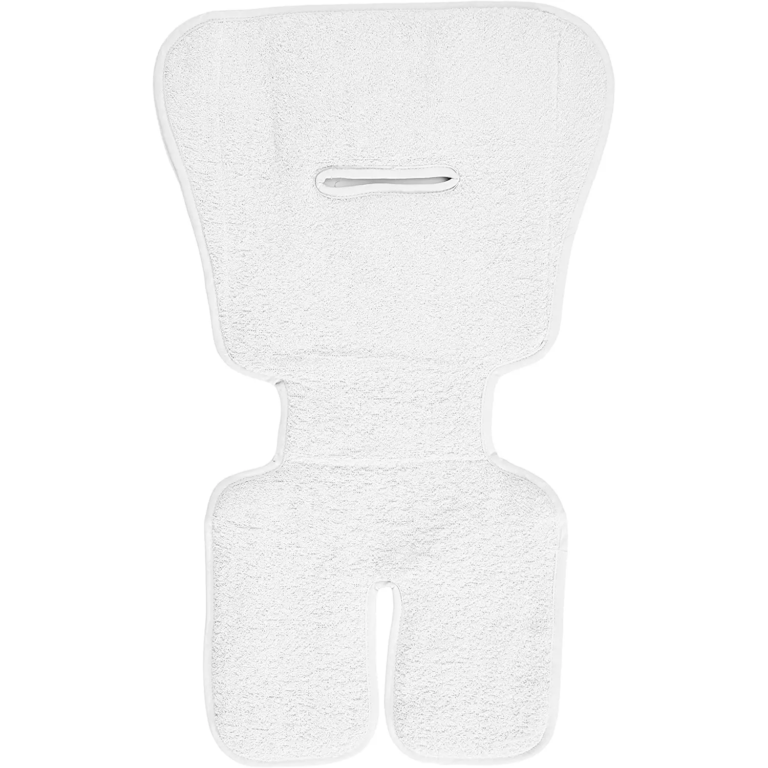 Materassino per Passeggino Double Face Bianco in Spugna Ricamata - accessori