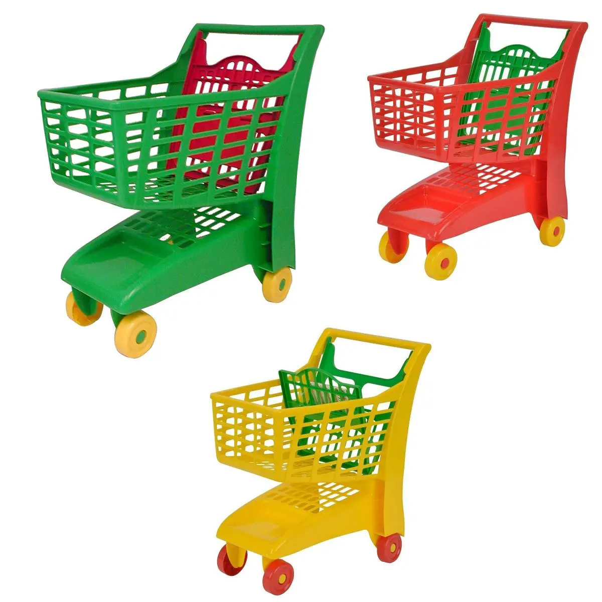 Carrello Supermercato • Colori Assortiti - Alimenti, mercatini, stoviglie
